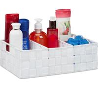 relaxdays Panier de rangement avec compartiments