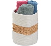 relaxdays Panier de rangement en coton