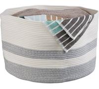 relaxdays Panier de rangement en coton