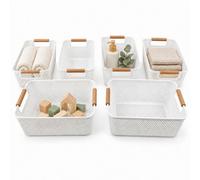 Relaxdays Panier de rangement, lot de 6