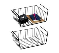 relaxdays Panier suspendu sous étagère, lot de 2