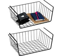 relaxdays Panier suspendu sous étagère, lot de 2