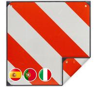 relaxdays Panneau de signalisation Italie Espagne Portugal