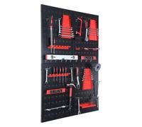 Relaxdays Panneau d'outils + kit d'accessoires