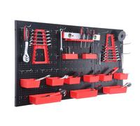 Relaxdays Panneau d'outils + kit d'accessoires