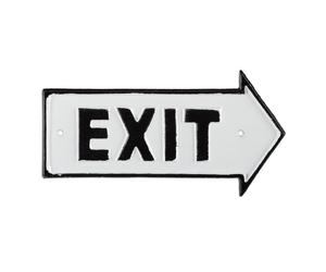 Relaxdays Panneau Exit en lot de 2