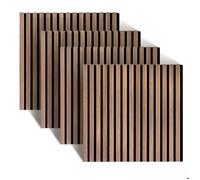 Relaxdays Lot de 4 panneaux acoustiques 60x60 cm