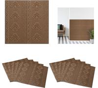 relaxdays Panneaux muraux baroques, set de 10 pièces