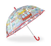 Relaxdays Superbe Parapluie pour Votre Bout de Chou, Unisexe, Design Automobile, diamètre : 73 cm, Multicolore