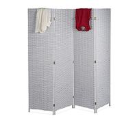 relaxdays Paravent Séparation de pièce 4 pièces