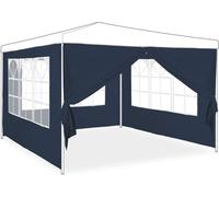 Relaxdays Paroi latérale Pavillon, jeu de 4 pièces 2x3m Parties latérales Fenêtre Fermeture éclair (39,99)