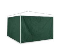Relaxdays Paroi Latérale Tonnelle Set De 2 Sans Fenêtres 3x2 M Panneaux Pour Pergola Vert Multicolore