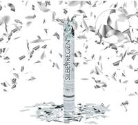 relaxdays Party Popper 40 cm Argent