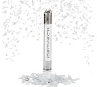 relaxdays Party Popper "pluie d'argent" 40 cm