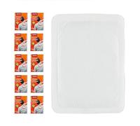 Relaxdays Patch Chauffant, 10 pièces, pour se réchauffer Pendant 12 Heures, autoadhésif, Dos, épaule, Blanc