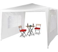 relaxdays Pavillon 3x3 m avec 2 parties latérales