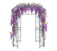 Relaxdays Pavillon métal pour rosiers