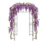 Relaxdays Pavillon métal pour rosiers