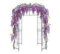 Relaxdays Pavillon métal pour rosiers