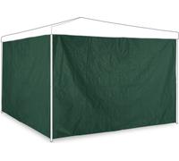 relaxdays Pavillon Parties latérales, set de 2, vert