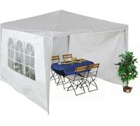 relaxdays Pavillon Parties latérales, set de 3 pièces