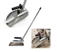 Relaxdays Pelle pour détecteur de métaux, INOX, Manche Long, Argent