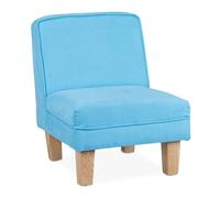 Relaxdays Petit fauteuil pour votre bout de chou, enfants, HLP env. 60 x 45 x 52 cm, chambre d'enfant, bleu