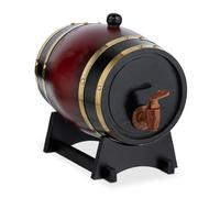 Relaxdays Petit fût en bois 2,2 litres