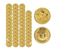 Relaxdays Pièce d’or en lot de 48