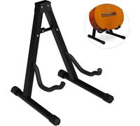 Relaxdays Pied de guitare, guitare acoustique & électrique, pliable, housse en mousse, pieds en caoutchouc, stable, HBT 37x29x30 cm, noir, 1 pièce