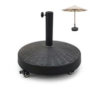 Relaxdays Pied parasol à roulettes