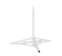 Relaxdays, blanc Pied, Porte parasol, manche 25-32 mm, Socle trépied, jardin, terrasse, HxLxP 55 x 67 x 67 cm