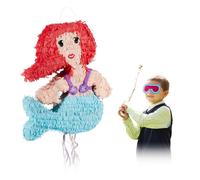 Pinata sirène pour les enfants jeu d'anniversaire décoration de fête 44 cm