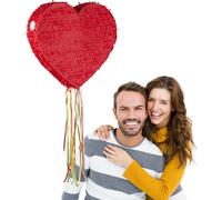 relaxdays Pinata en forme de cœur rouge