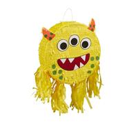 Relaxdays Piñata en Forme de Monstre Rigolo, à remplir soi-même et Suspendre, pour Fille et garçon, Multicolore