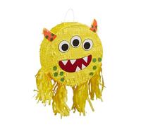 Relaxdays Piñata en Forme de Monstre Rigolo, à remplir soi-même et Suspendre, Unisexe, Multicolore