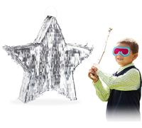 relaxdays Pinata étoile argent