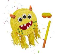 Relaxdays Ensemble Pinata Monstre avec bâton.