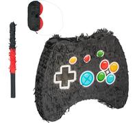 Relaxdays Piñata en Forme de Console de Jeux, à Suspendre, pour Fille ou garçon, à remplir, Multicolore