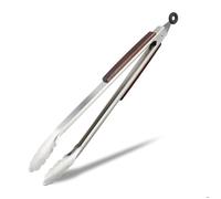 Relaxdays 10022815 Cuisine en INOX Pince à Barbecue en Acier Inoxydable grillade Saucisse Salade 38 cm, Argent