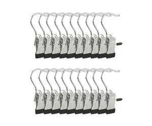 Relaxdays Pinces cintre crochets lot de 100