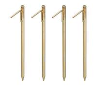 Relaxdays Lot de 4 piquets de fixation 50 cm