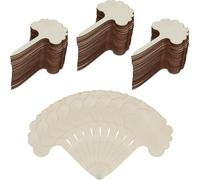 relaxdays Piquets de plantes en bois, set de 100