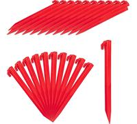 relaxdays Piquets en plastique, set de 32 pièces