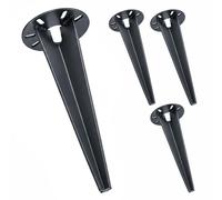 Relaxdays Piquets pour lampes de jardin, x4