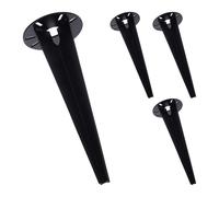 Relaxdays Piquets pour lampes de jardin, x4