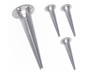 Relaxdays Piquets pour lampes de jardin, x4