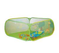 Relaxdays- Piscine Enfants Tente de Jeu Bébé 6 Mois 50 balles sans BPA Pop-Up, 10022475, Vert
