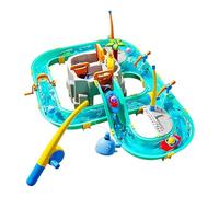 Relaxdays Piste Aquatique Enfants, extérieur, Bateaux & pêche, Canal, Plastique ABS/PP, 71x71x101 cm, Multicolore