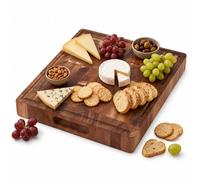 Planche à découper en acacia, bois de cuisine, tranchage et hachage